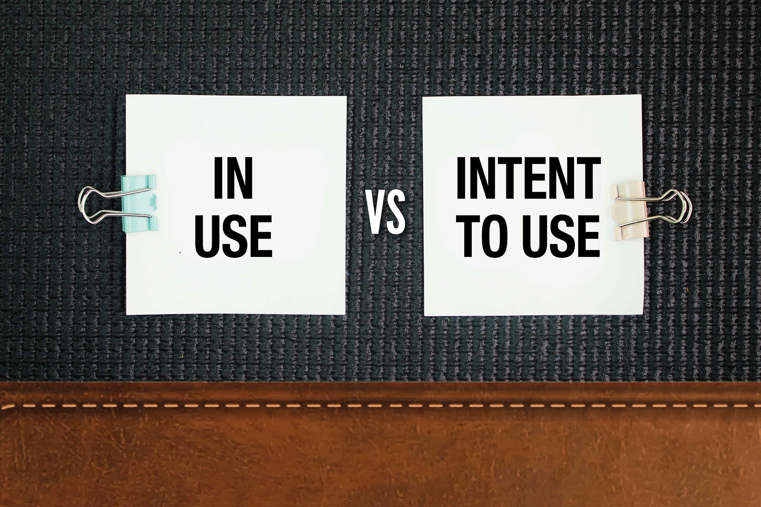 In-Use Trademark Applications vs Intent-To-Use Trademark Applications